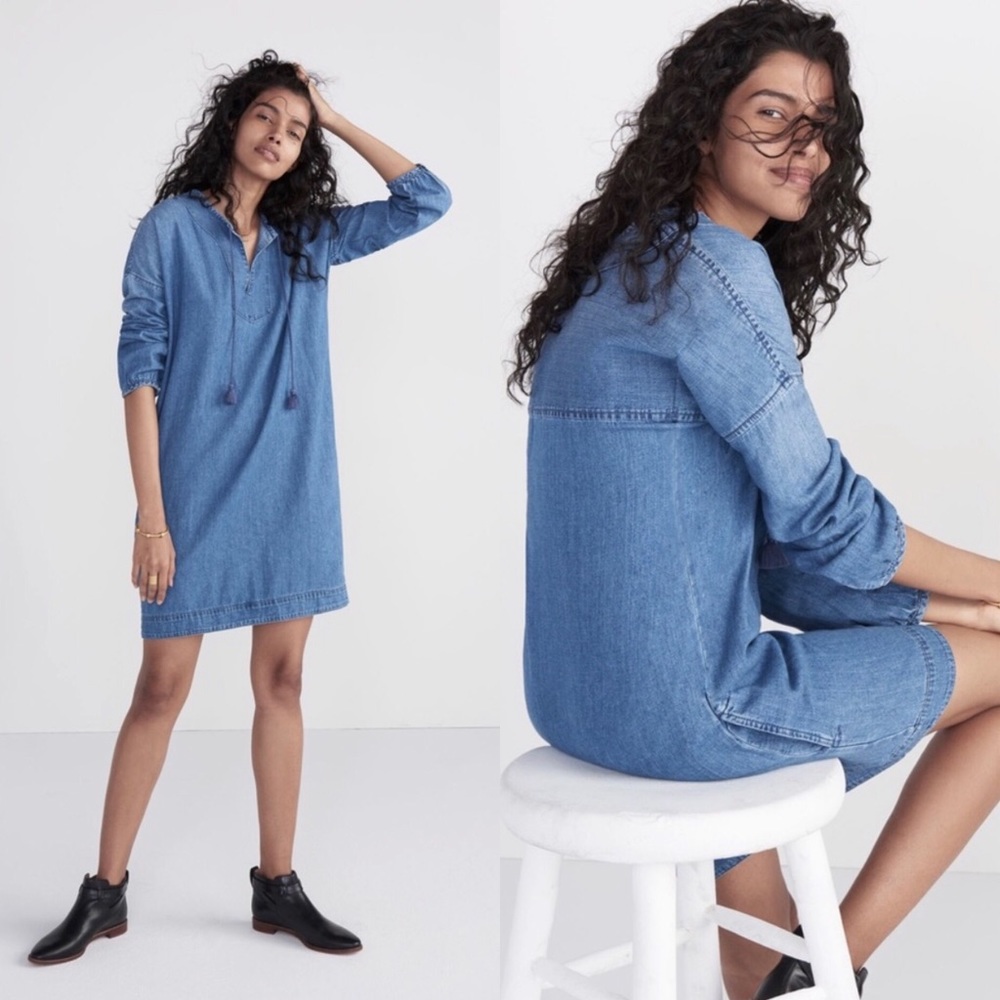 Madewell Denim Artiste tunic dress
